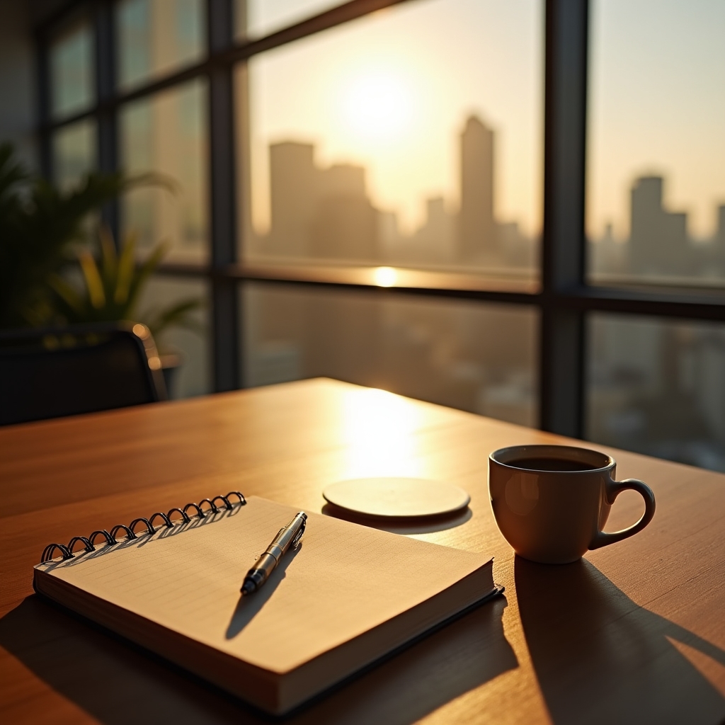 A calm desk setup for a weekly finance review ritual